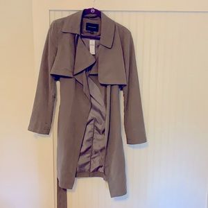 NWT Banana Republic Grey Trench Coat